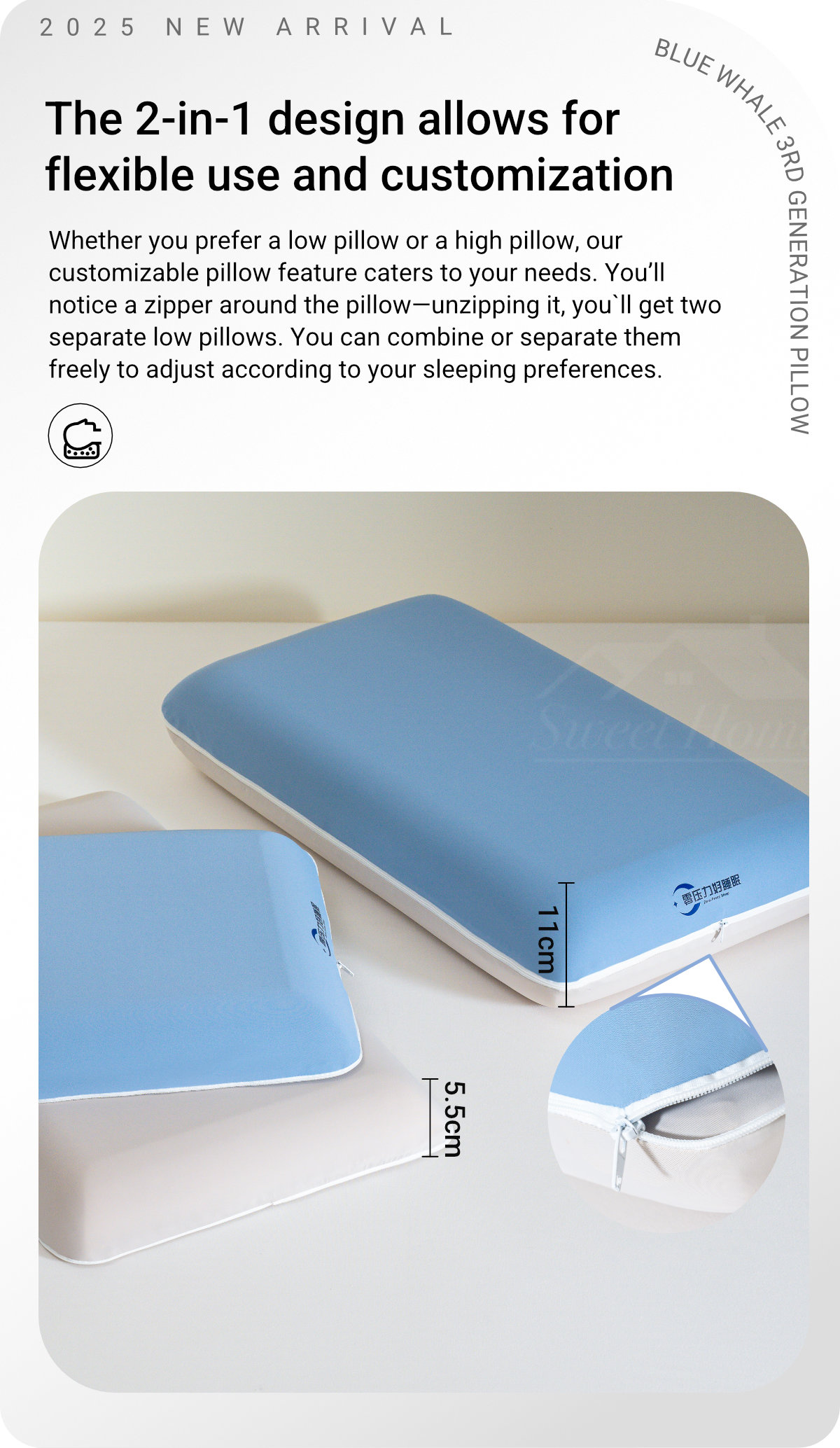 Innovative-Cooling-Fabric-2-in-1-Memory-Foam-Pillow-3